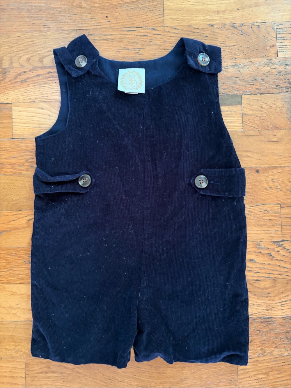 The Beaufort Bonnet Company Navy Corduroy Overalls